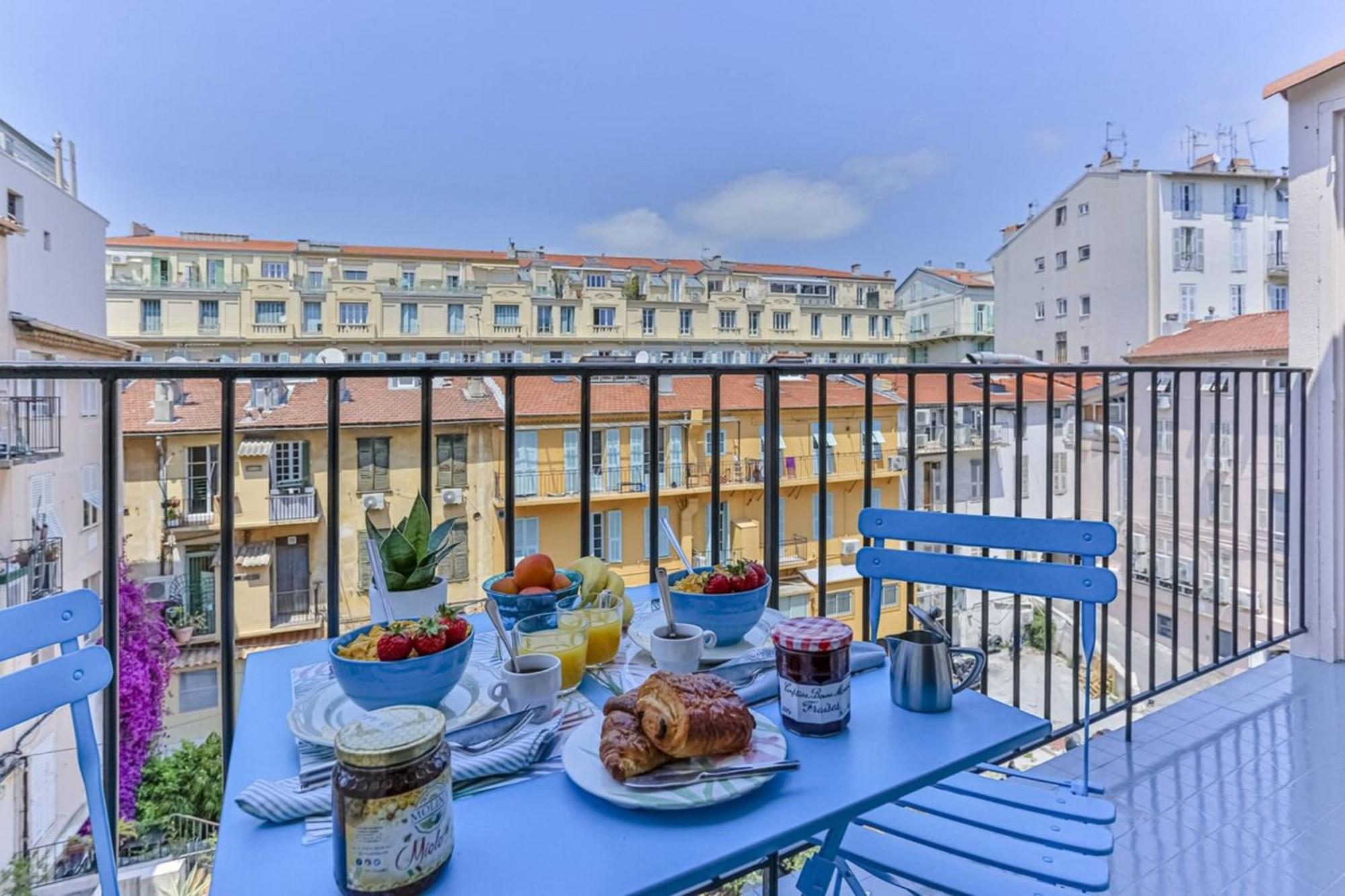 Massena Cours - Terrasse - Zone Pietonne Apartman Nizza Kültér fotó